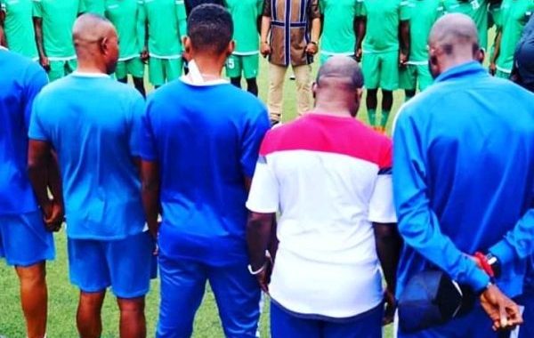 Les Immaculés sereins et concentrés avant Zanaco United