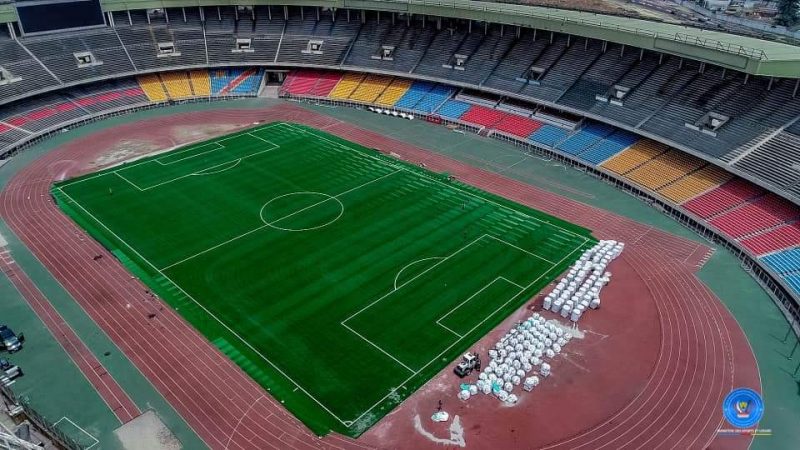 Infrastructures : les travaux de réhabilitation du stade des Martyrs avancent à pas de géant 1 IMG 20210907 WA0029