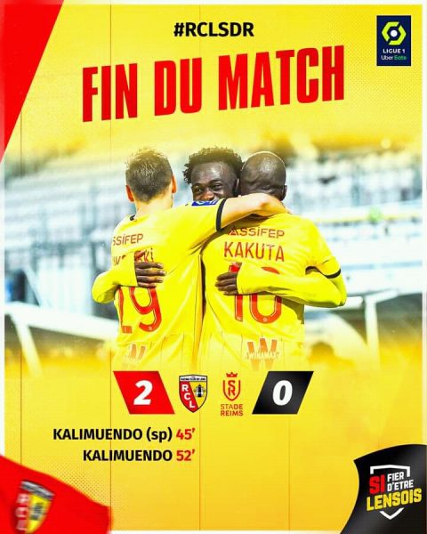 Kakuta et Lens confortent leur place de dauphin ! 1 IMG 20211001 WA0017