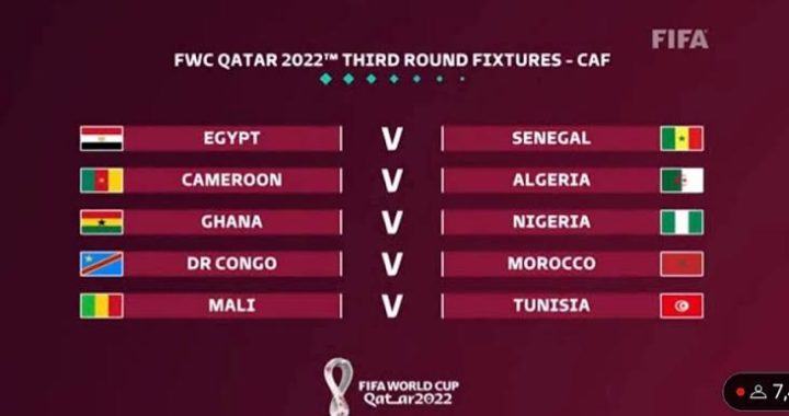 CM 2022 : programme complet des barrages zone Afrique