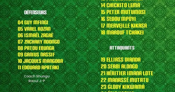 CAF Interclubs : Vita Club dévoile ses retenus !
