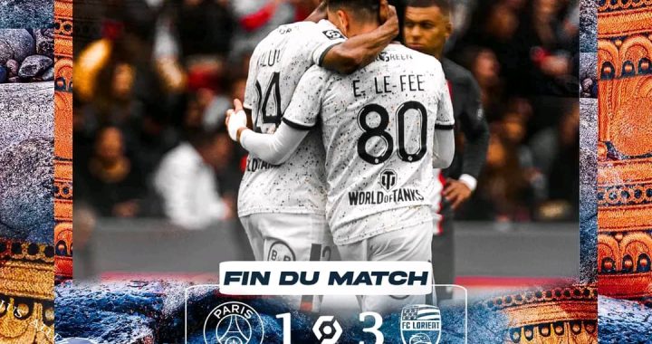 Ligue 1 : FC Lorient de Gédéon Kalulu gifle PSG au Parc des Princes !
