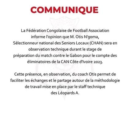 Gabon-RDC : d’Otis Ngoma et Sébastien Desabre côte-à-côte