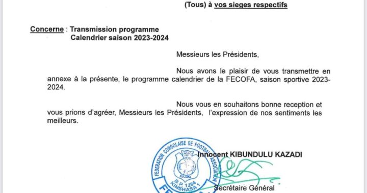 Saison 2023-2024 / RDC : 10 mois pour couronner le champion