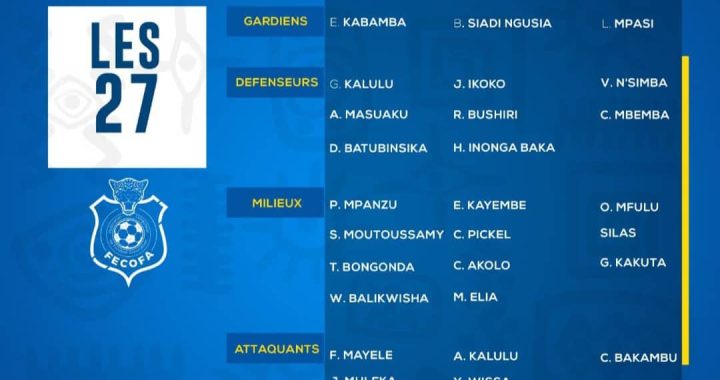 CAN 2023 : les 27 de Sébastien Desabre pour défier le Soudan