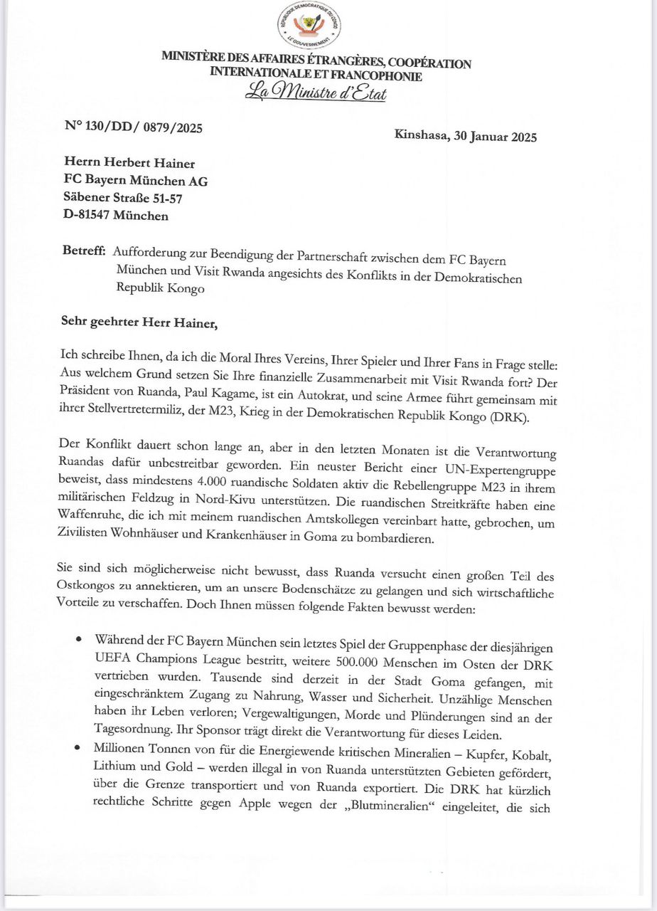 Guerre à l'Est de la RDC : le gouvernement congolais sur le front sportif ! 12 IMG 20250202 WA00191