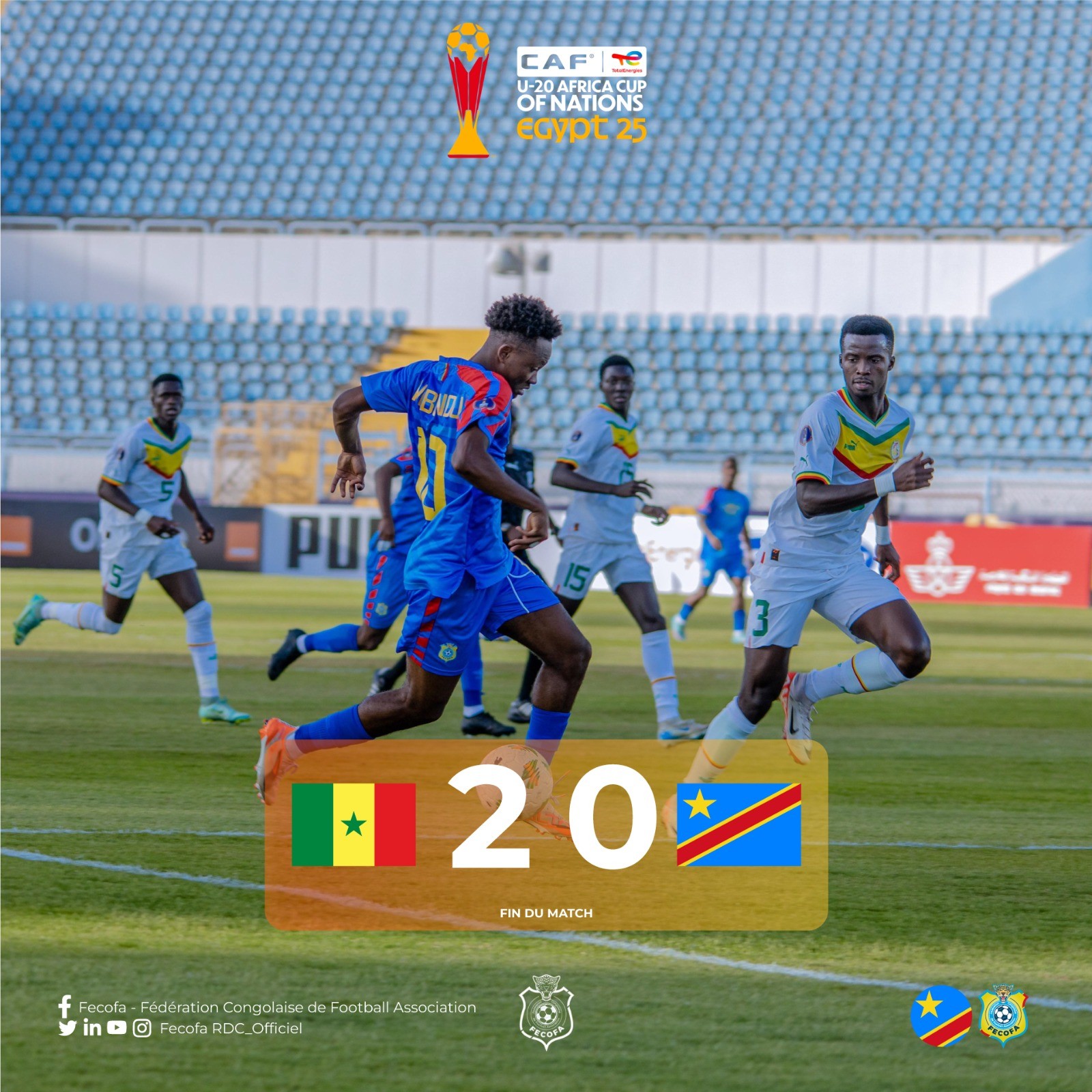 CAN U20 Égypte 2025 : les Léopards accèdent en quarts de finale ! 4 IMG 20250508 WA0668