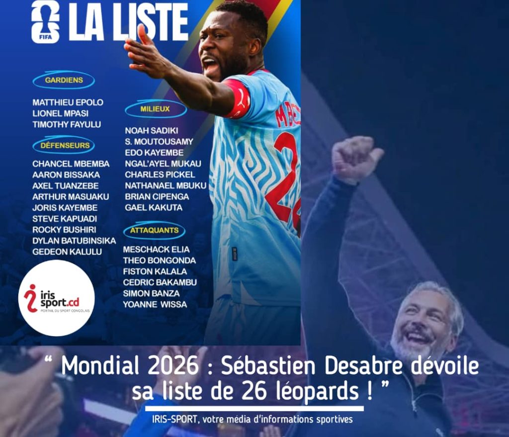 Mondial 2026 : les 26 Léopards de Desabre sans Pululu ni Balikwisha ! 1 IMG 20260518 WA0059