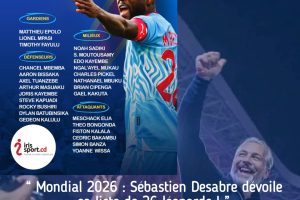 Mondial 2026 : les 26 Léopards de Desabre sans Pululu ni Balikwisha ! 
