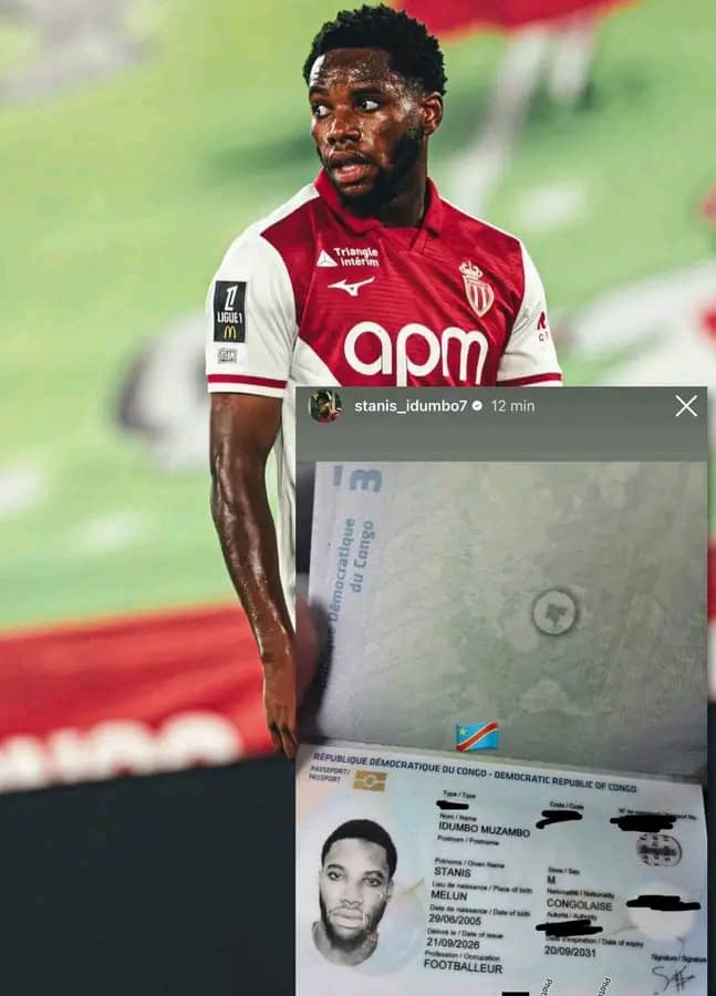 Léopards : Stanis Idumbo obtient son passeport congolais ! 3 IMG 20260922 WA0013