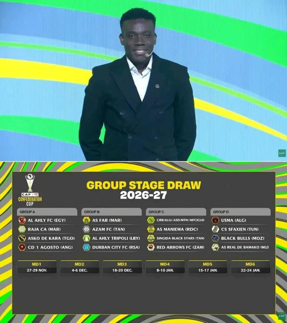 Coupe de la Confédération CAF: l'AS Maniema Union logée dans le Groupe C ! 1 IMG 20261028 WA0029